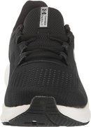 3026518 UNDER ARMOUR Men's Charged Pursuit 3 Big Logo Black/White Size 12 New