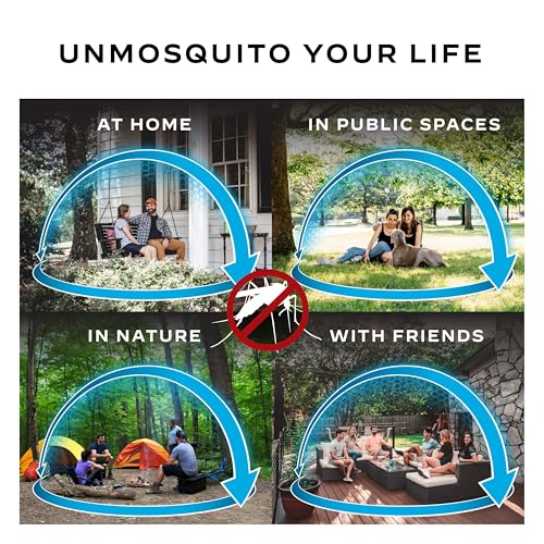 THERMACELL MOSQUITO REPELLENT REPELLER PATIO SHIELD 20’ MOSQUITO ZONE - BLACK - Like New
