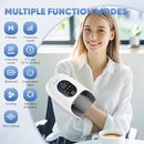 BELHOPE HAND MASSAGER 9 MODES 4 HEATING OPTIONS Fe-0163-White - WHITE - Like New