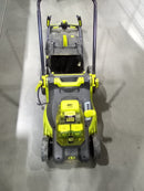 Sun Joe 24V-X2-16LM 48V 16" Brushless Lawn Mower, 2x 4Ah Battery+Charger - Green - Like New