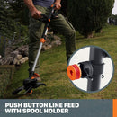 Worx GT Revolution 20V 12" String Trimmer Grass Trimmer/Edger/Mini-Mower WG170.2 Like New