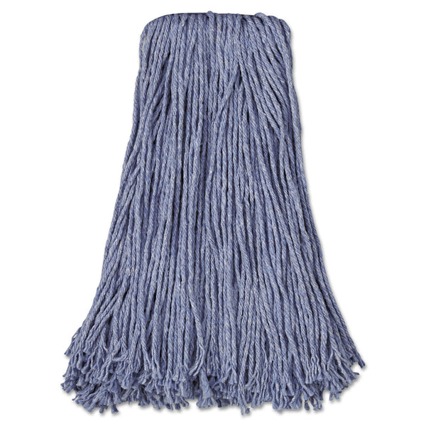 BOARDWALK MOP HEAD STANDARD COTTON/SYNTHETIC FIBER CUT-END - BLUE - Like New