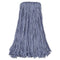 BOARDWALK MOP HEAD STANDARD COTTON/SYNTHETIC FIBER CUT-END - BLUE - Like New