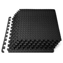 ProsourceFit Exercise Puzzle Mat ½" for Home Gym, 24 SQ FT - 6 Tiles - Black - Brand New