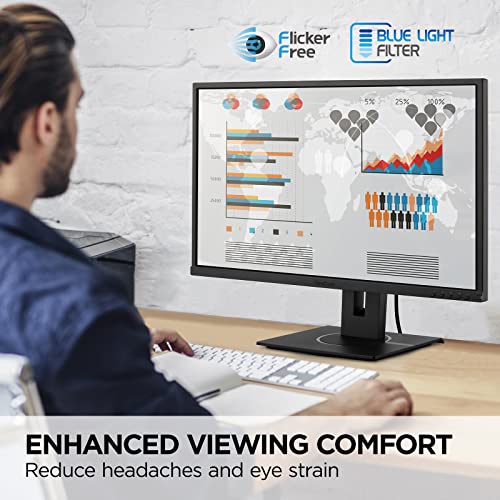 ViewSonic VG2240 22 Inch 1080p Ergonomic Monitor with 100Hz, USB Hub, HDMI - Like New