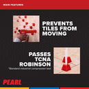 PEARL ABRASIVE CO. Tuscan Leveling System Box of 1000 Straps - Like New