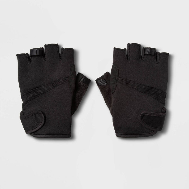 ALL IN MOTION MEN'S STRENGTH TRAINING GLOVES BLACK - SIZE: MEN M WOMEN M - BLACK - Brand New