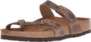 1011433 Birkenstock Mayari Oiled Leather Tobacco Brown Oiled Leather EU 42 W11 - Like New