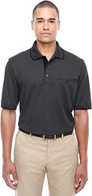 88222 Core 365 Men's Motive Performance Piqué Polo with Tipped Collar New