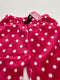 FASHION EXTRA SOFT FLEECE PAJAMAS PANTS - SIZE S - HOT PINK WHITE POLKA DOTS - Brand New