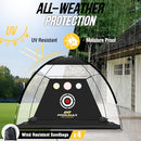 PodiuMax Golf Net 10x7ft Golf Practice Net and Mat, Hitting Nets for Backyard - Like New