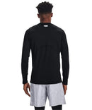 1366068 Under Armour Men's ColdGear Fitted Crew Black/White XLarge - Brand New