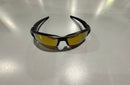 OAKLEY FLAK 2.0 PRIZM POLARIZED SUNGLASSES, 59-12-133 - 24K/MATTE BLACK - Like New