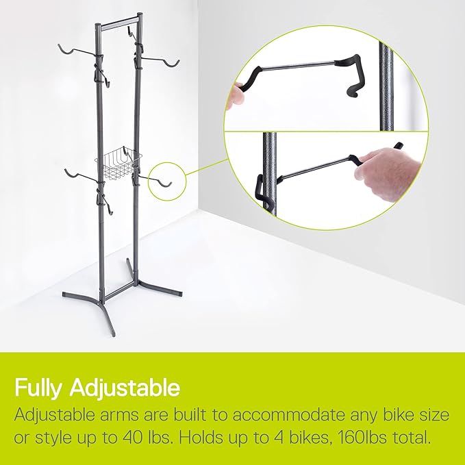 Bike Rack Home by Delta Cycle Fully Adjustable Gravity Storage Rack - HDRS6801 - Like New