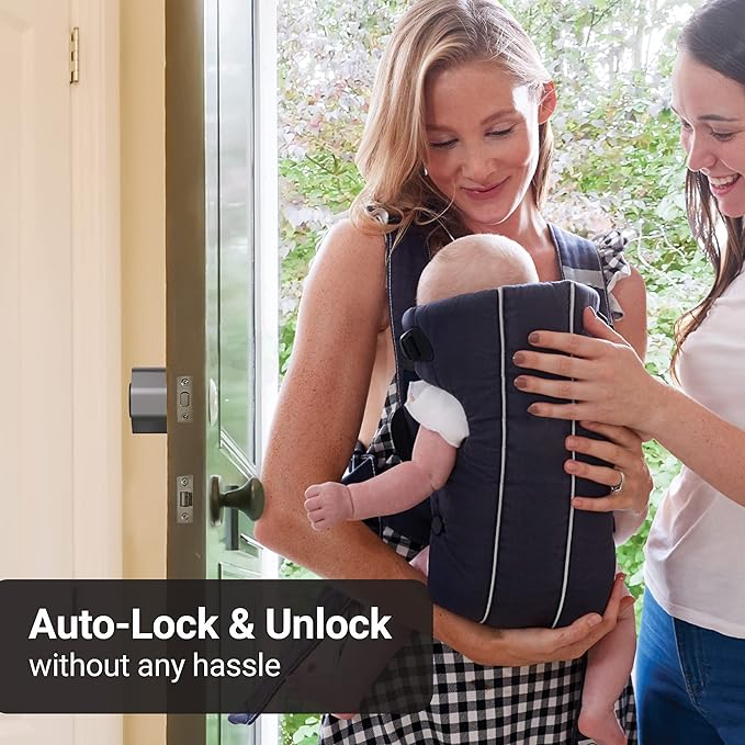 Bosma Aegis Smart Door Lock WiFi Gateway Auto-Unlock & Auto-Lock SL0001 - SILVER - Like New