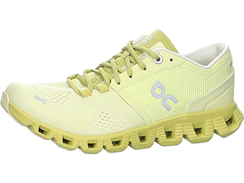 40.99698 On Running Cloud X Glade/Citron Women's Shoes Size 7.5 - Like New