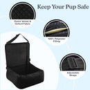 PETMAKER DOG CAR SEAT FOR SMALL TO MEDIUM CATS AND DOGS UP TO 44LBS - BLACK - Like New