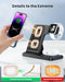 DUMTERR CHARGING STATION FOR MULTIPLE DEVICES 3 IN 1 W342 - BLACK - Like New