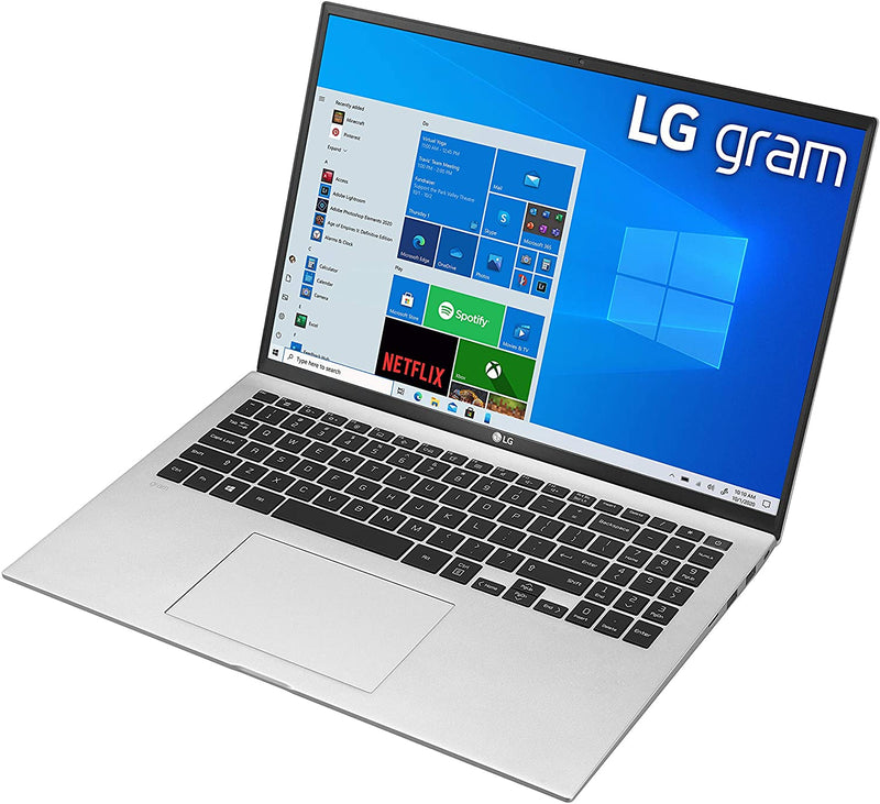 LG Gram 16" WQXGA i7-1165G7 16GB 1TB SSD LAPTOP SILVER 16Z90P-K.AAS8U1 Like New