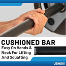 US WEIGHT WEIGHT SET FOR HOME GYM - BARBELL - BLACK/GRAY - Like New