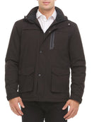 HELIOS HEATED JACKET COAT COTTON POLY FULL ZIP - SMALL - BLACK - F3-30 - Like New