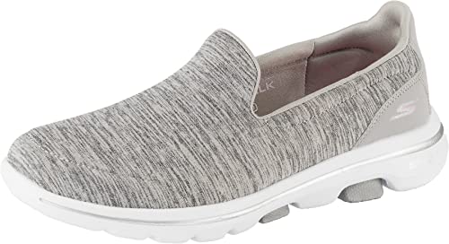 Skechers Women's Go Walk 5 Honor Sneaker Gray WOMEN SIZE 8.5W - Like New