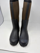 DRYCODE RUBBER BOOTS MEN WOMEN WARM RUBBER NEOPRENE BOOTS - SIZE: MEN 9 - BROWN - Like New
