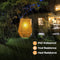 KAGOLING SOLAR LANTERNS OUTDOOR WATERPROOF HANGING SOLAR LIGHTS - WOD - Like New