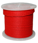 T.W. Evans 3/8-Inch by 300-Feet Braid Propylene Multifilament Derby Rope Red - Brand New