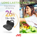 JVC NEARPHONES OPEN EAR TRUE WIRELESS HEADPHONES - BLACK - HA-NP40T - Like New