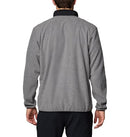 COLUMBIA MEN'S DISCONTINUED SEQUOIA GROVE HALF ZIP FLEECE- M, CITY GRAY/BLACK - Brand New