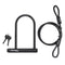 MASTER LOCK 7.25" U LOCK,LOOPED END CABLE 7-1/4 "U LOCK + - Scratch & Dent