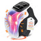 POKYTCOX LARGE LED SCREEN CORDLESS KNEE MASSAGER WITH HEAT AND VIBRATION - WHITE - Like New