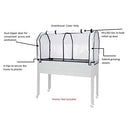 CedarCraft Greenhouse Cover 21” W x 47” L x 24”HD Provides The Perfect - Brand New