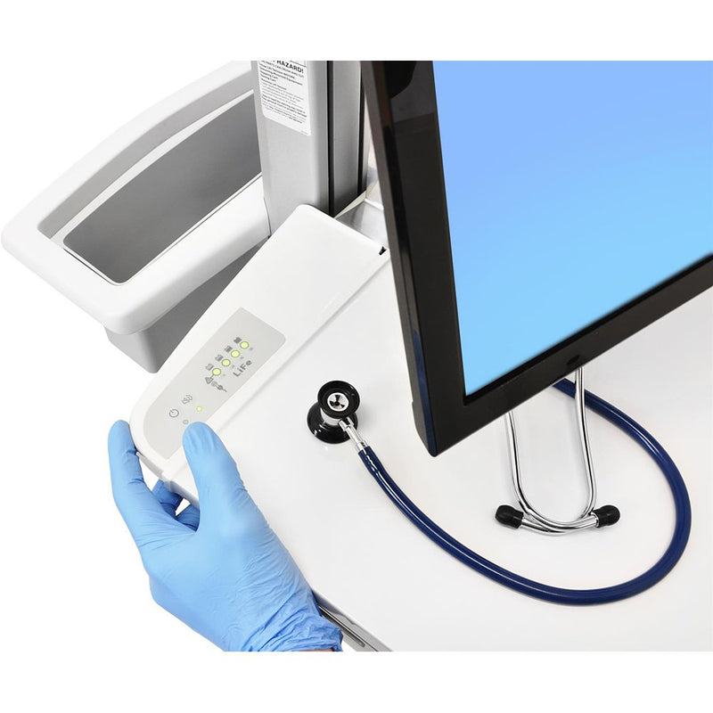 Shop Styleview Ergotron SV42-6302-1 StyleView Cart with LCD Pivot LiFe Powered - Scra ...