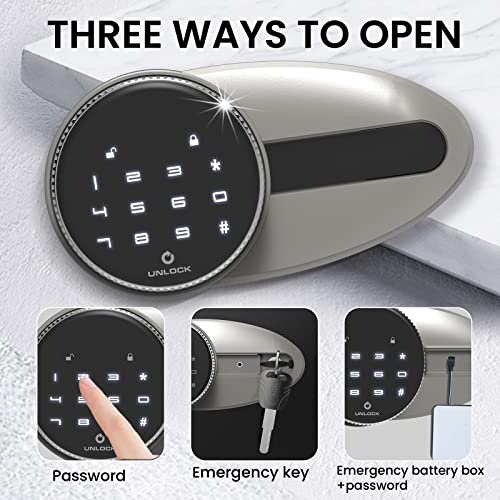 BONANO 1.6 CUB FIREPROOF SAFE WITH MUTE FUNCTION DIGITAL TOUCH SCREEN Keypad - Like New
