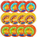 FUN EXPRESS RELIGIOUS SCARECROW YOYOS 12 PIECES - MULTICOLOR - Brand New