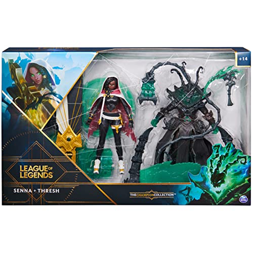 League of Legends 2 Pack Official 6-Inch Senna and Thresh Collectible Figures - Like New