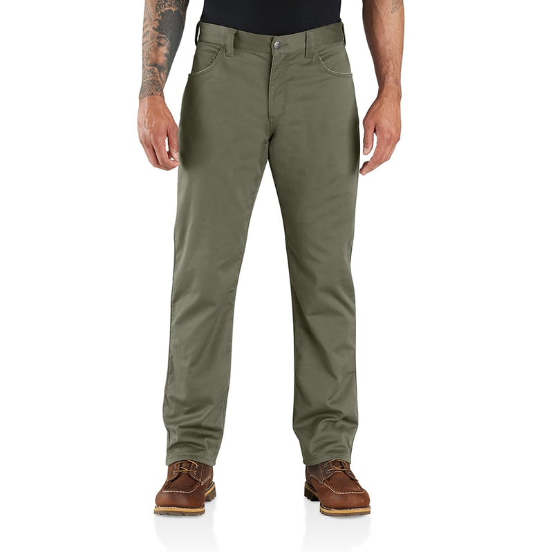 CARHARTT FORCE MEN RELAXED FIT LINED PANT - SIZE MEN 34/30 - DUSTY OLIVE - Brand New