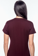 HANES SL04 LADIES' PERFECT-T T-SHIRT - SIZE: 3XL - MAROON - Like New