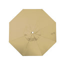 California Umbrella 9' Round Aluminum Cantilever Umbrella, Crank Lift - Like New