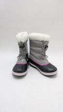 Sorel Yoot Pac Nylon (Little Kid/Big Kid) Chrome Little Kid M - Gray/Black 2 - Brand New