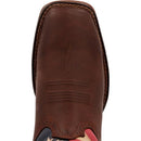 Durango Patriotic Pull-On Western Flag Boot Brown And Union Flag Size 13(D) - Brand New