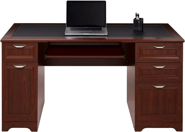 Realspace Magellan 59"W Manager's Desk 281901 Classic Cherry - Like New