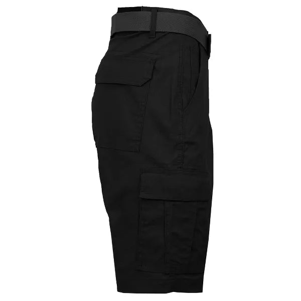 GALAXY BY HARVIC RUGGED TRAIL MEN'S RIPSTOP CARGO SHORTS  BELT - SIZE 36 - BLACK - Brand New