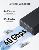 ANKER 568 USB-C DOCKING STATION 11-IN-1 HUB 100W CHARGE 40GBPS A8399 - GRAY - Like New