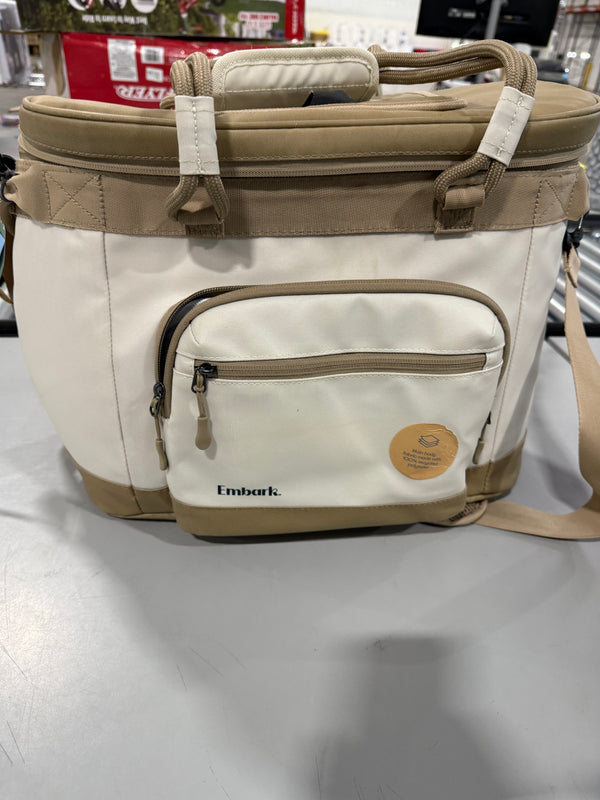 EMBARK SOFT SIDED 23QT COOLER - TAN - Like New