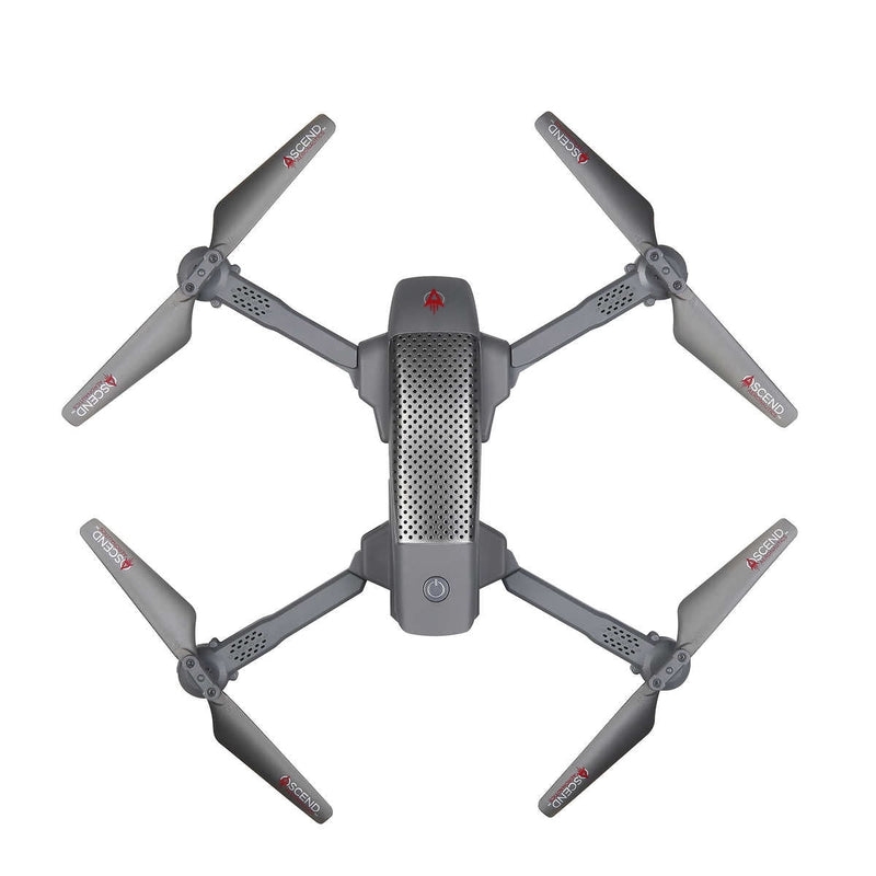 ASCEND AERONAUTICS ASC-2600 PREMIUM HD VIDEO DRONE WITH 1080P CAMERA - GRAY - Like New