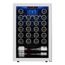 CA'LEFORT 38-65°F, 47 -BOTTLES FREESTANDING INDOOR WINE COOLER - STAINLESS STEEL - Like New
