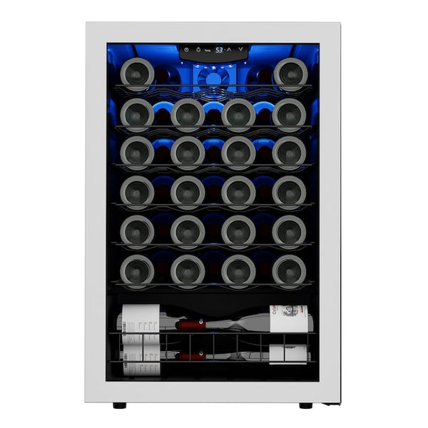 CA'LEFORT 38-65°F, 47 -BOTTLES FREESTANDING INDOOR WINE COOLER - STAINLESS STEEL - Like New